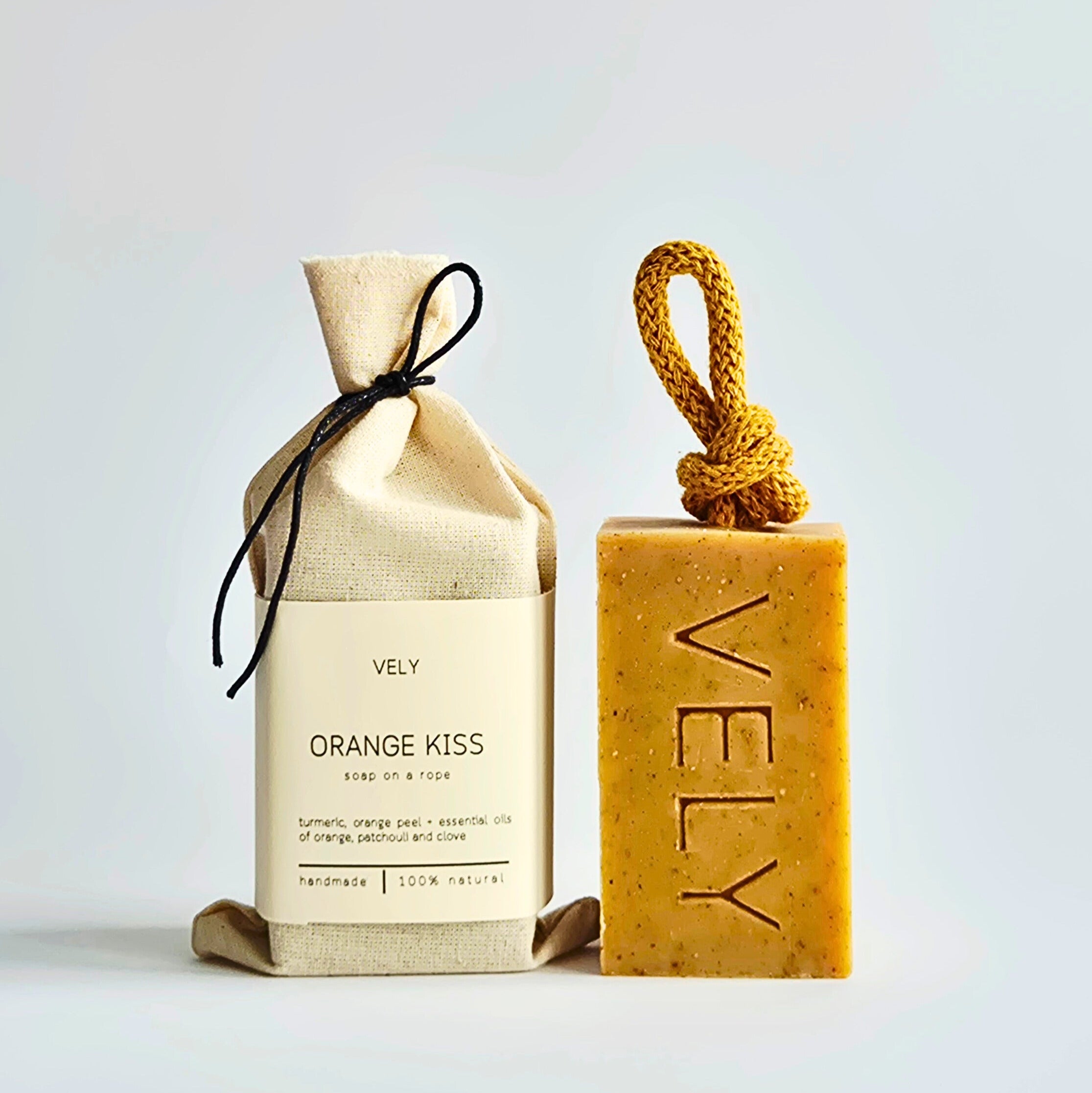 Natural Handmade Soap on a Rope