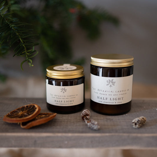 'Half Light' Winter Candle by Botanical Candle Co.
