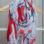 Load image into Gallery viewer, Floral Sketch Scarf
