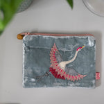 Load image into Gallery viewer, Flying Crane Velvet Purse
