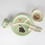 Load image into Gallery viewer, Bamboo &#39;Woodland Friends&#39; Children&#39;s Plate
